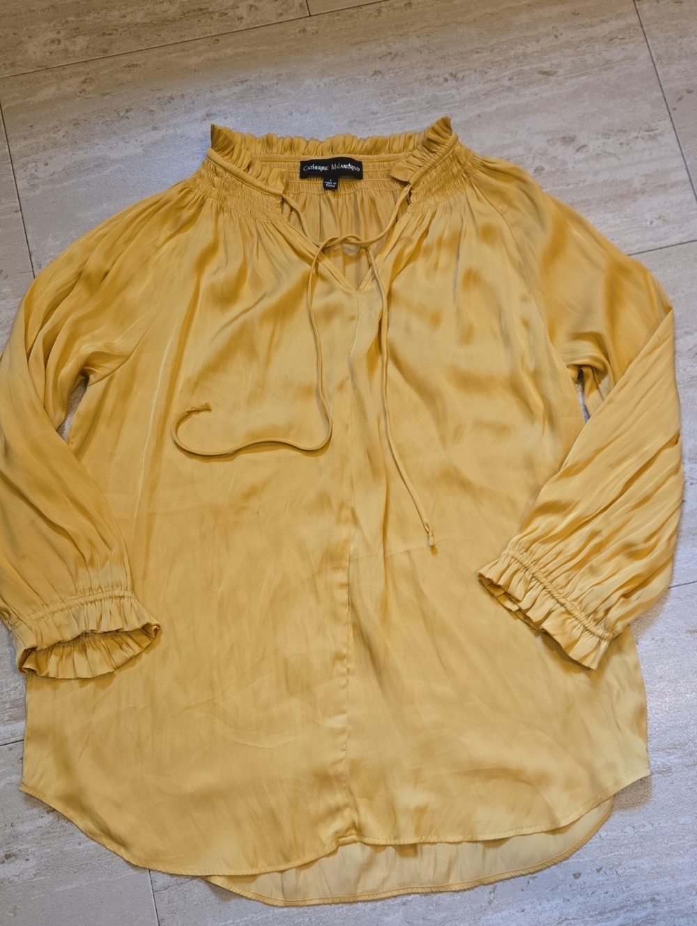 Catherine MaLandrino Silky Blouse